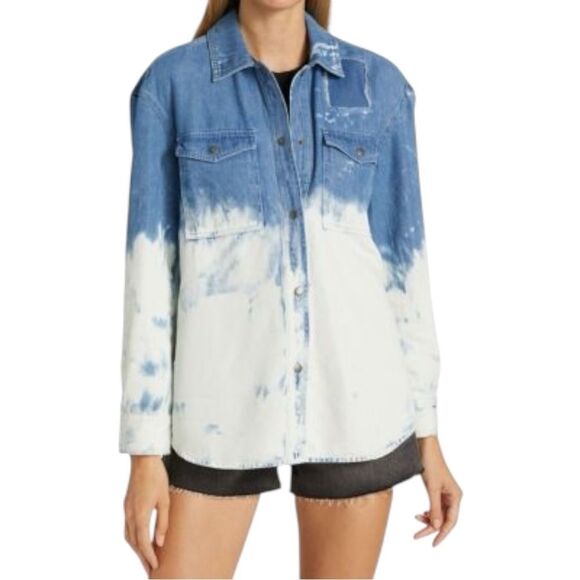 Rails Blue and White Button Down Shirt - Picture 1 of 8